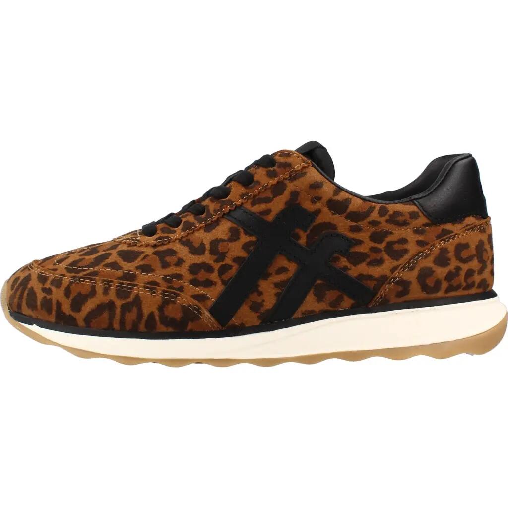 Buty FITFLOP RETRO-Q FF SUEDE LEOPARD TRAINERS Nadruk zwierzęcy 2/7