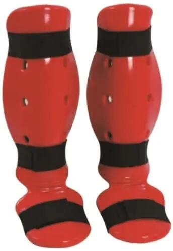 Universal 851D Shin Pad, Shin Pad MMA, Dip Form Shin Guards (Red) -  1