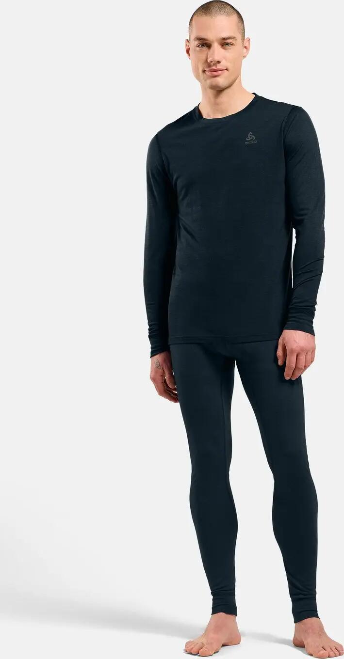 Camiseta interior de manga larga Odlo Merino 200, gris oscuro, para hombre 3/5