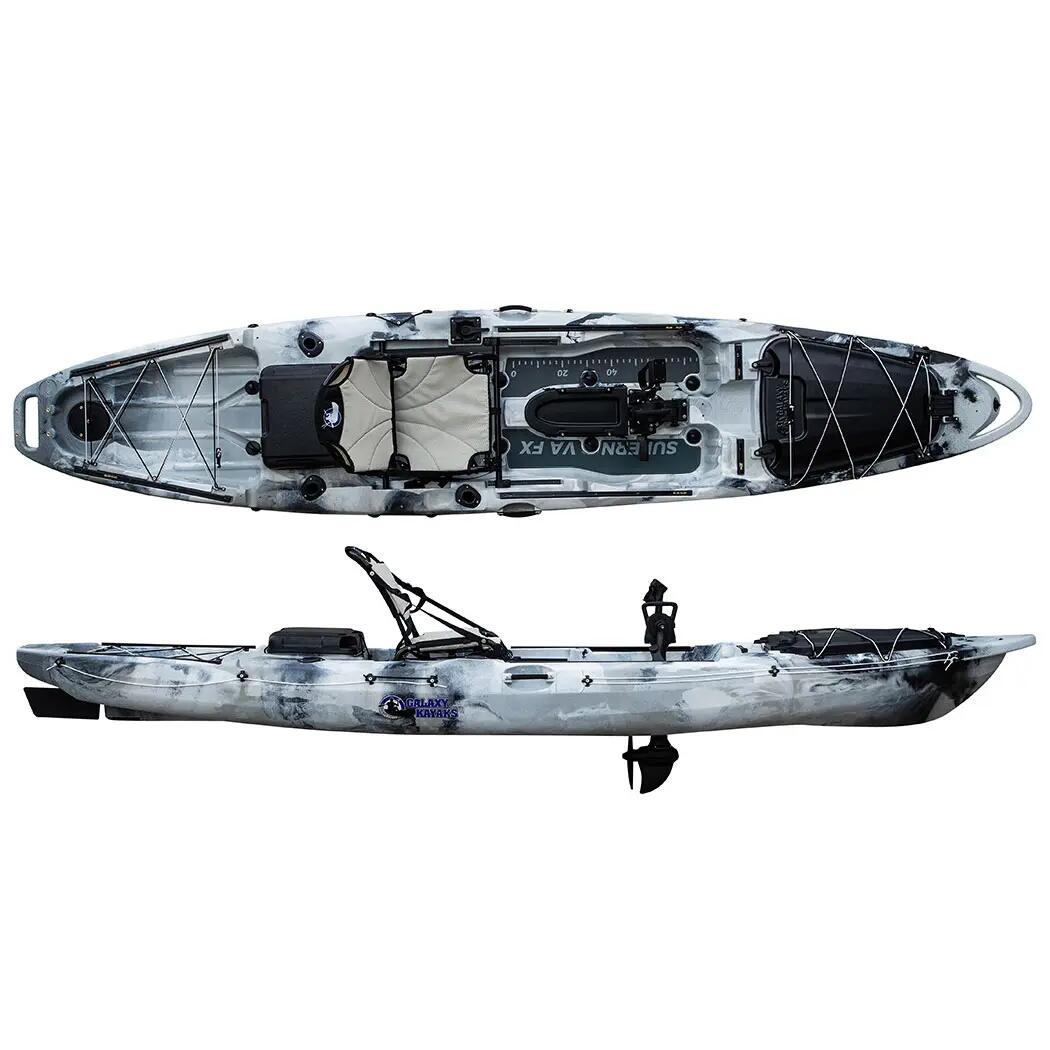Galaxy Kayaks Supernova FX Angelkajak Pedalantrieb 1er Fischer Boot Komplettset 13/15