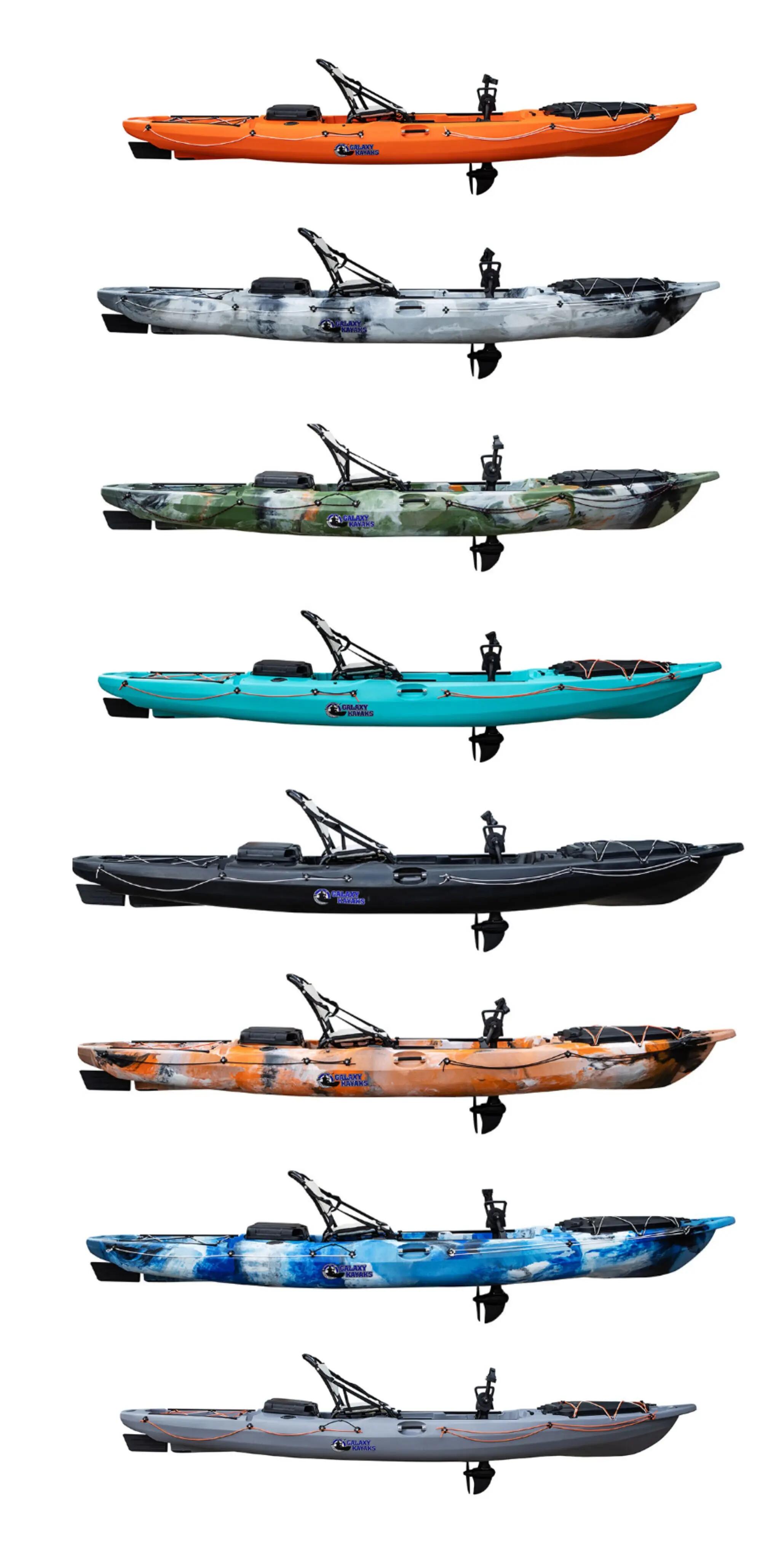Galaxy Kayaks Supernova FX Angelkajak Pedalantrieb 1er Fischer Boot Komplettset 11/15
