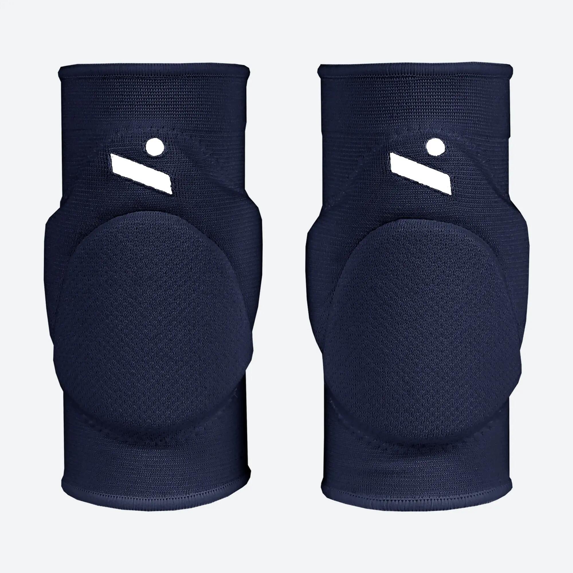 Joelheiras de voleibol de alta proteção unissexo SLEEK azul-marinho 4/8
