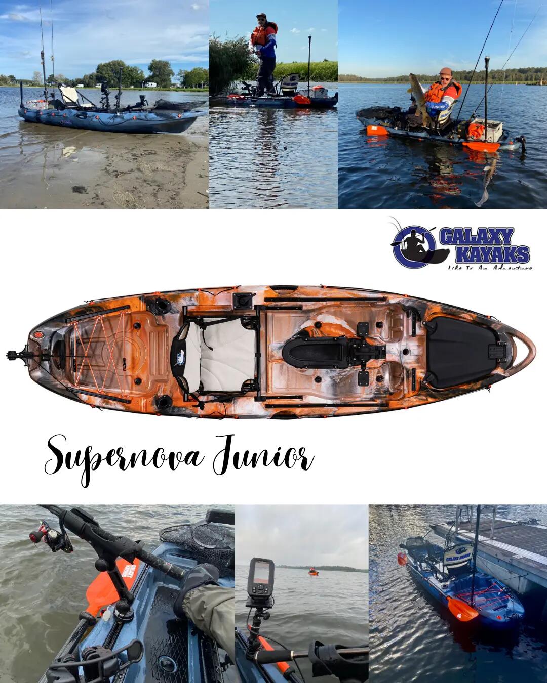 Galaxy Supernova Junior 320 cm Tretkajak – Kompakt & wendig mit Pedalantrieb 5/15