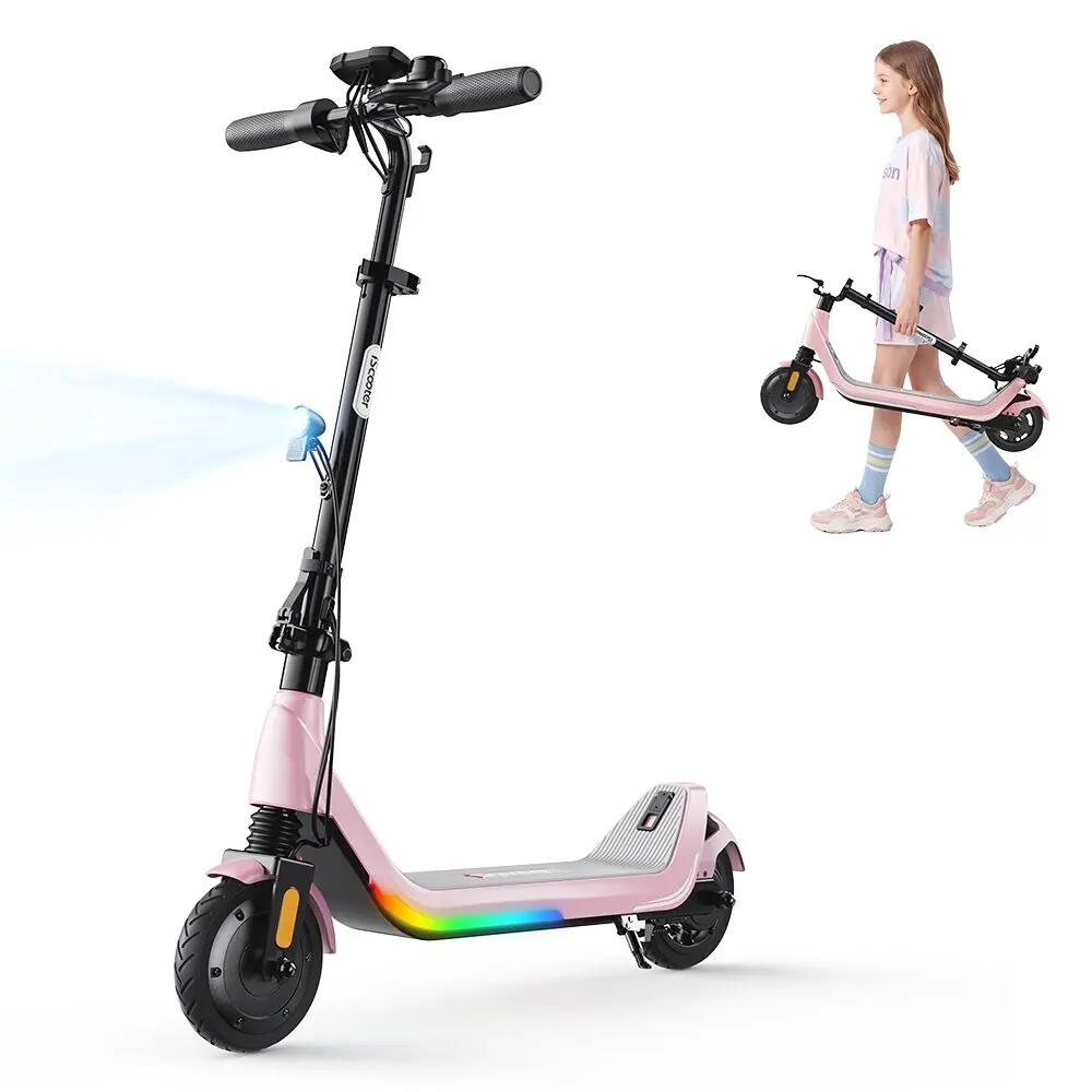 Trotinete elétrica infantil iK5LR com suspensão dianteira e bateria de 36 V 3/6