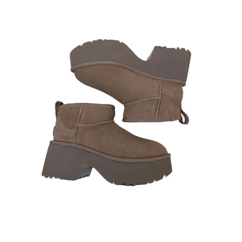 Stivaletti Bassi Donna Ugg W Classic Ultra Mini New Marrone 4/5