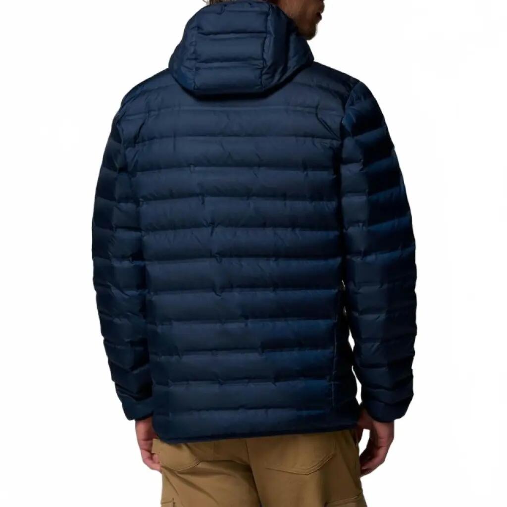 Giacca Columbia Modello Lake 22 Ii Down Hooded Jacket Colore Blu 2/5