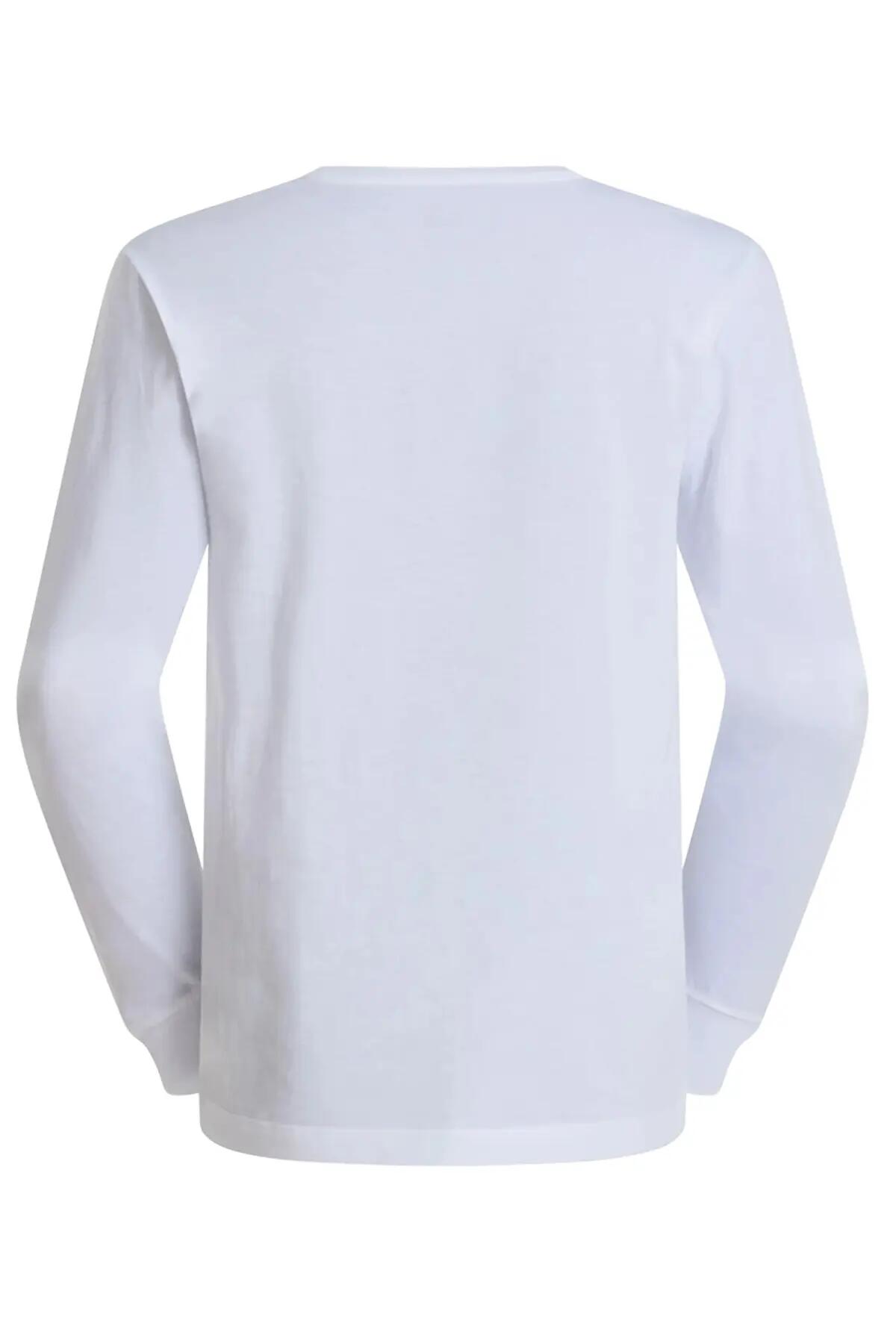 Camiseta The North Face Modelo M Evo Sd Reg Ls Tee Cor Branco 5/9