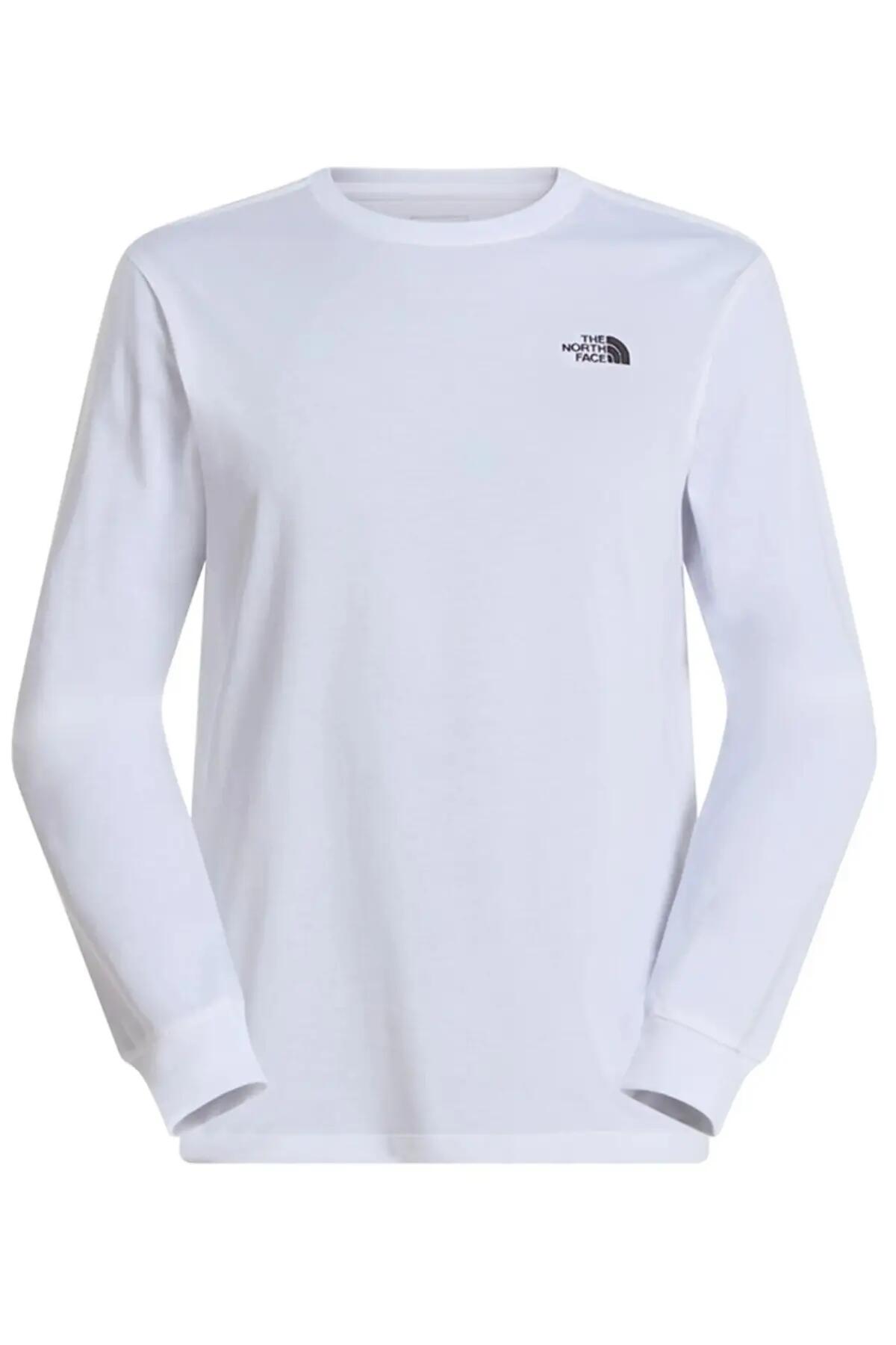 Camiseta The North Face Modelo M Evo Sd Reg Ls Tee Cor Branco 4/9