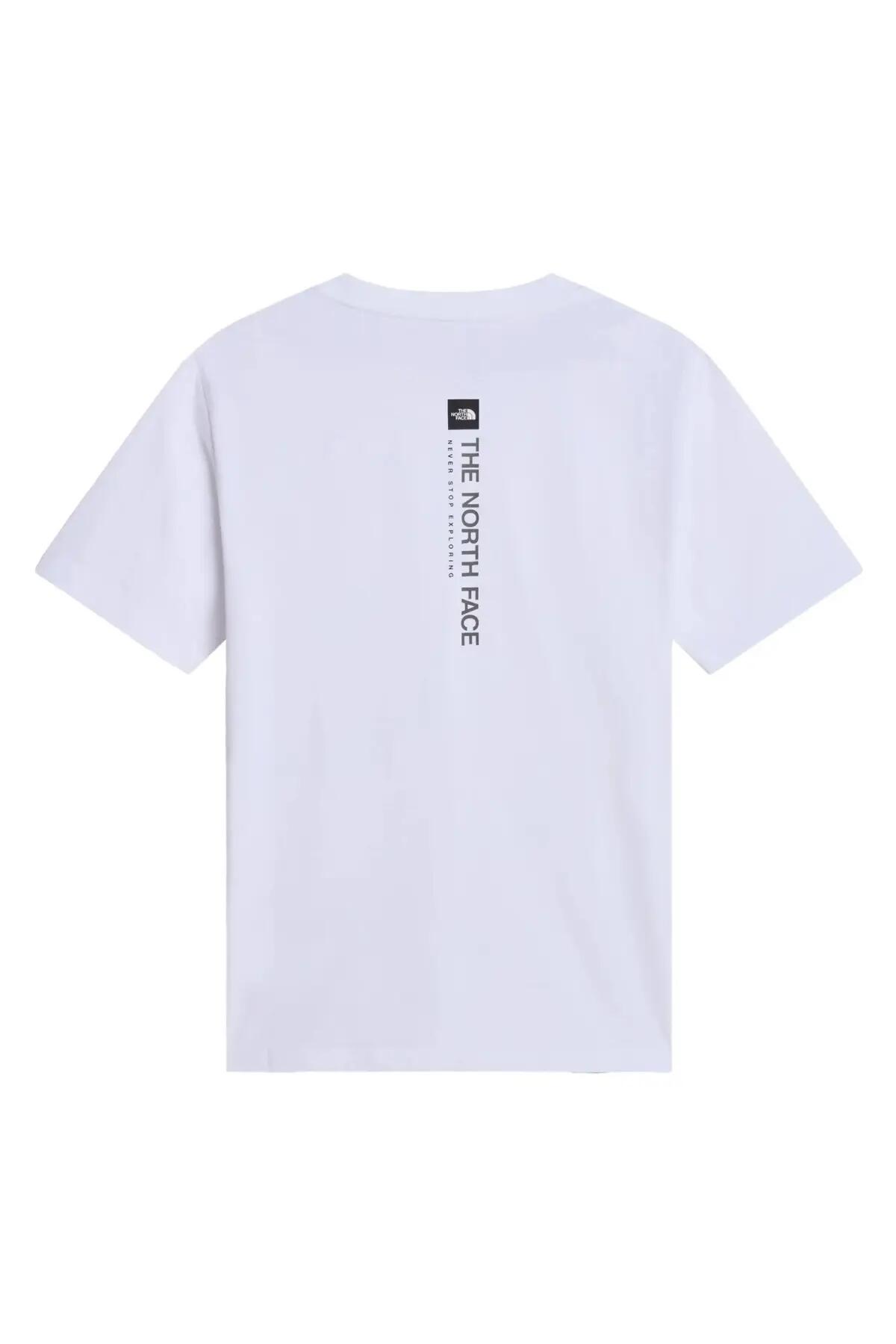 T-shirt The North Face Model M Vertical Reg Ss Tee Kleur Wit 5/5