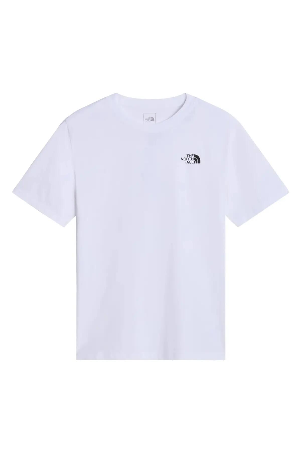 T-shirt The North Face Model M Vertical Reg Ss Tee Kleur Wit 4/5