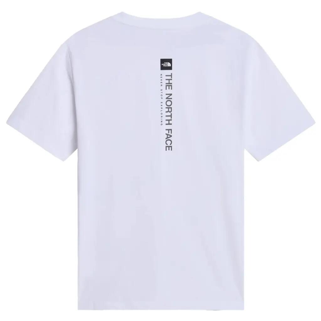 T-shirt The North Face Model M Vertical Reg Ss Tee Kleur Wit 2/5