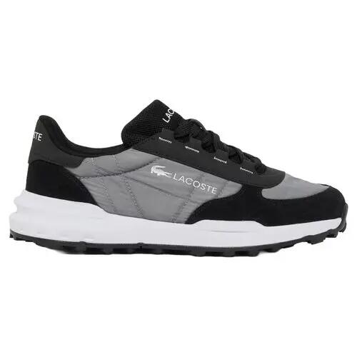 Zapatillas Lacoste Gris y Negro Elite Active Evo Black Cómodas y Ligeras 5/5