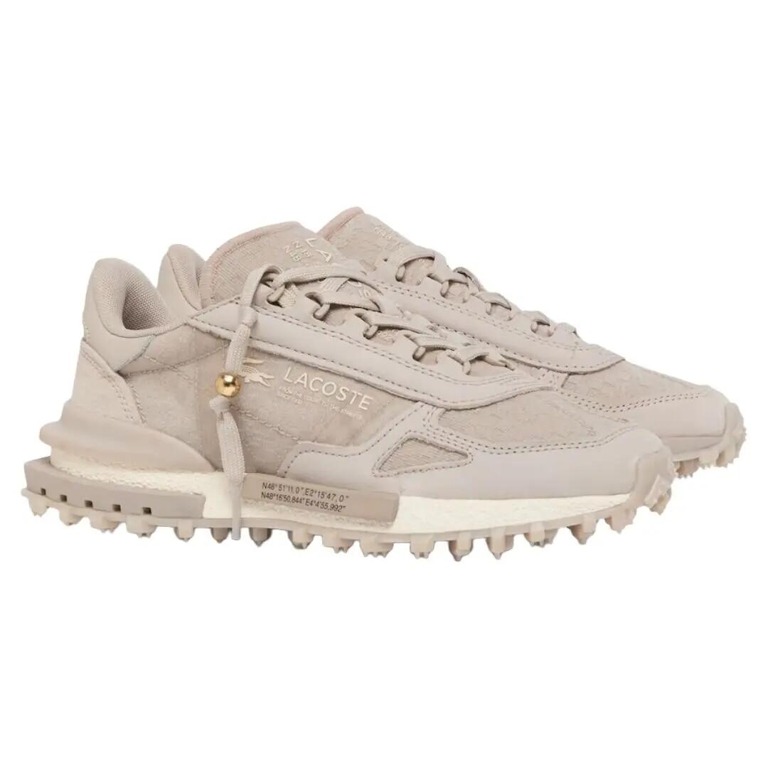Zapatillas Lacoste Rosas Elite Active Grey Off White Cómodas y Ligeras 2/4