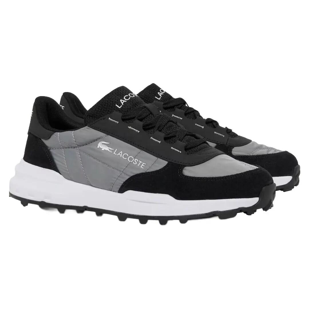 Zapatillas Lacoste Gris y Negro Elite Active Evo Black Cómodas y Ligeras 2/5