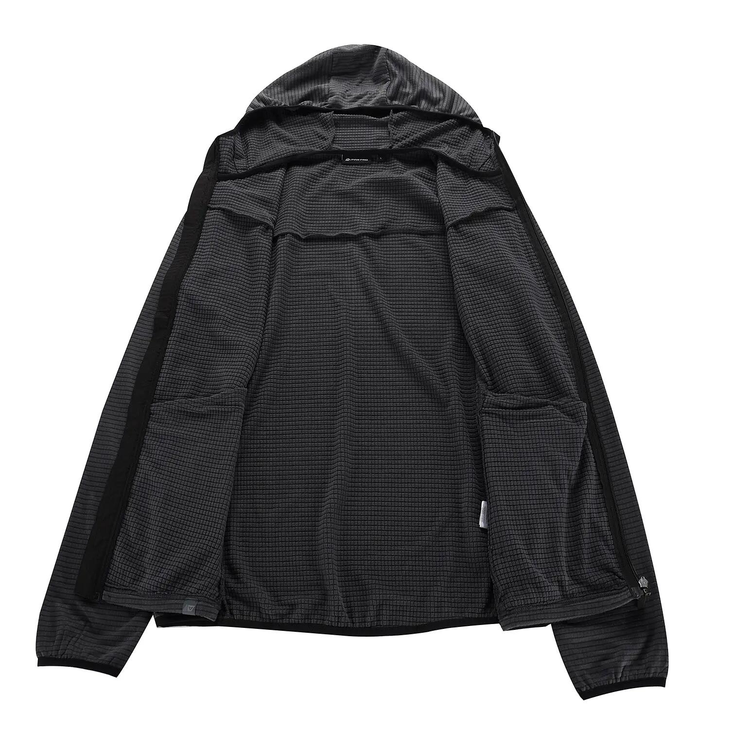Bluza męska trekkingowa z kapturem Alpine Pro Zoll 3/8