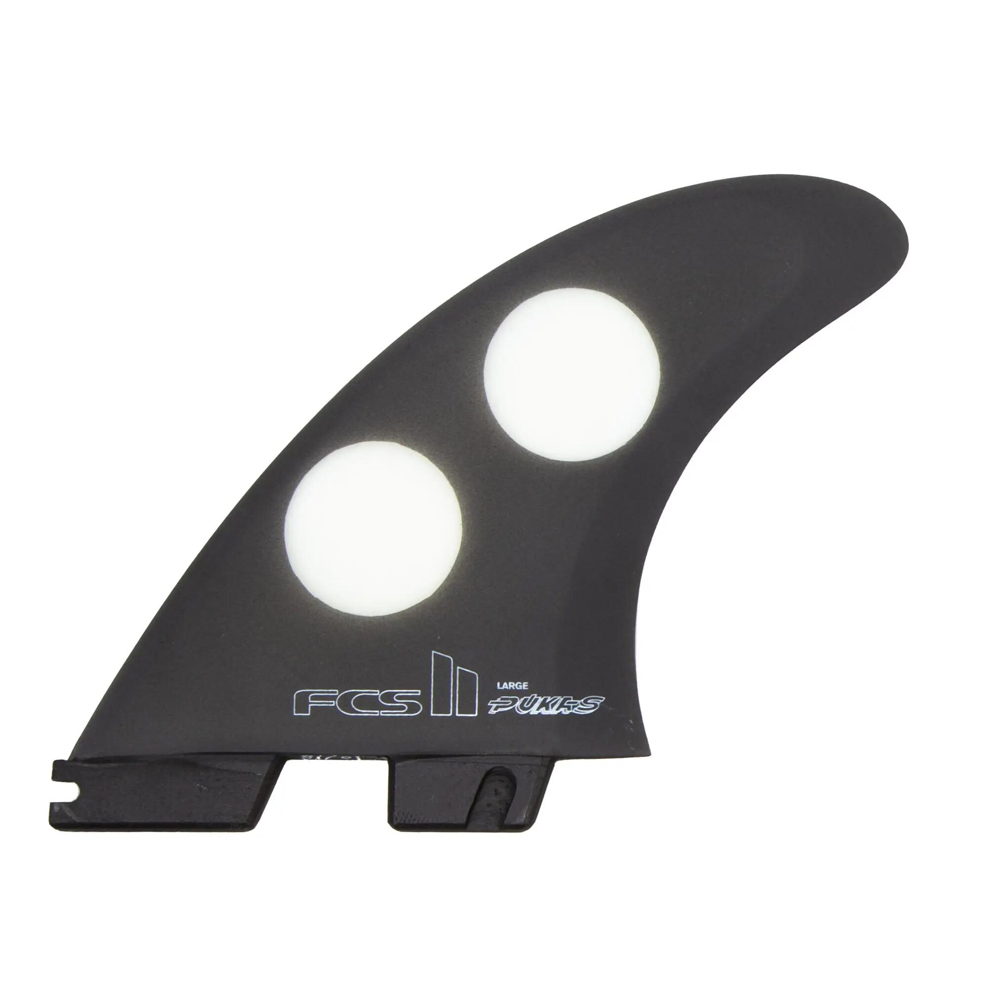 Fins FCS pk pc l tri retail aileron Synthétique Noir 5/5
