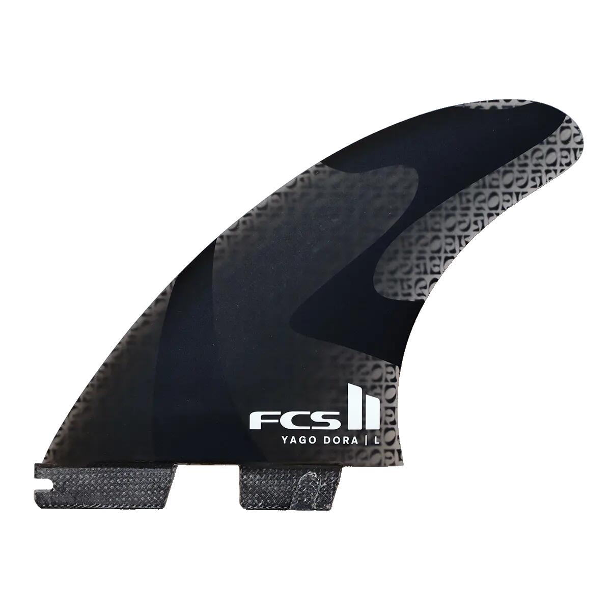 Fins per Surf - II Yago Dora PG Tri Fins - Medium - Smoke 2/2