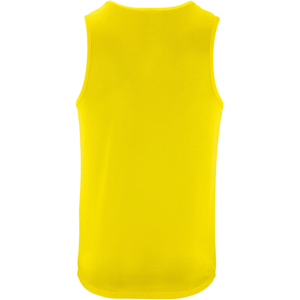 Mens Performance Tank Top (Neon Yellow) 2/4