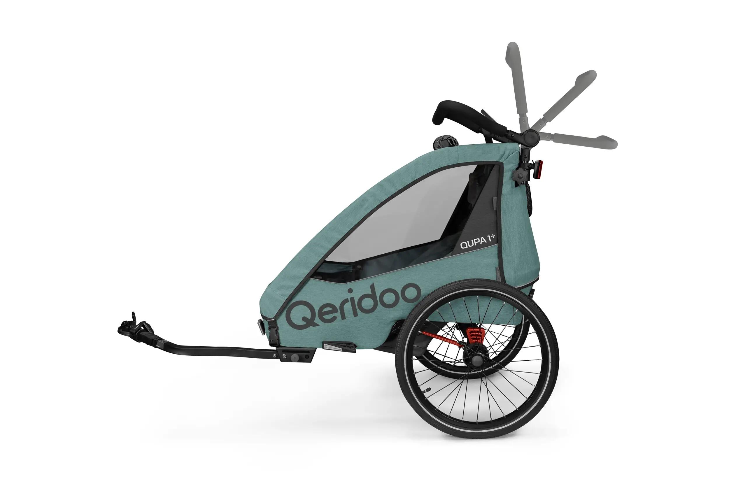 Remorque pour vélo QUPA 1 Plus, bleu minéral 4/5