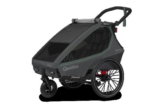 Remorque vélo Qeridoo Kidgoo 2 Lite Ivy Green
