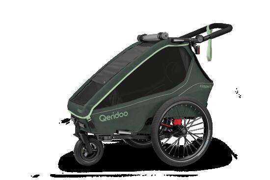 Fahrradanhänger Kidgoo 1 Forest Green