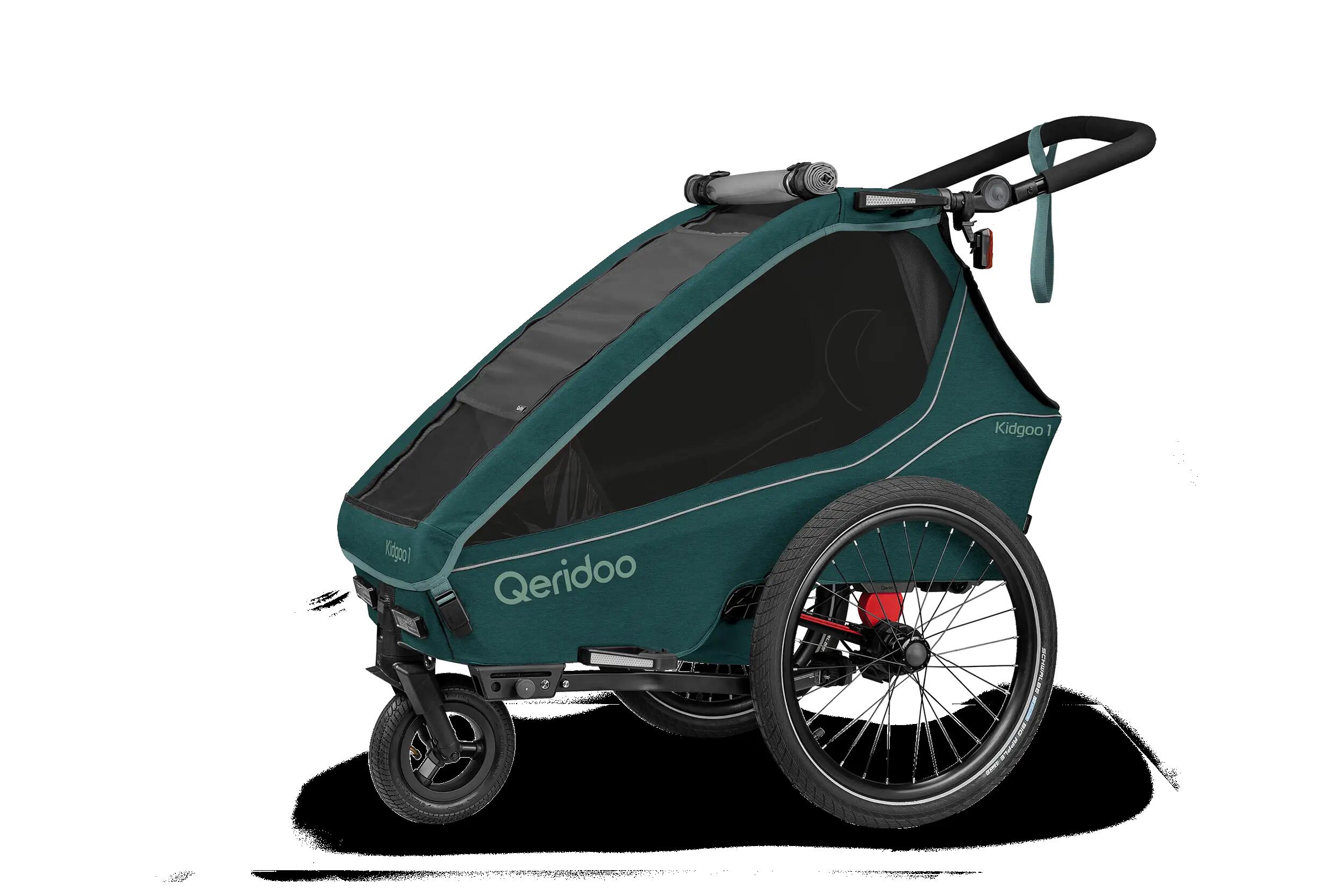 Fietskar Kidgoo 1 – Pacifisch blauw (Pacific Blue) 2/5