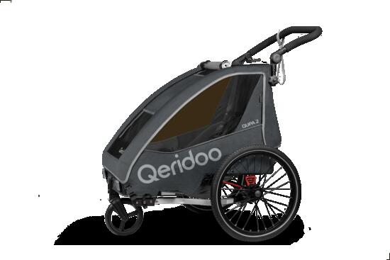 Fahrradanhänger QUPA 2 Grey