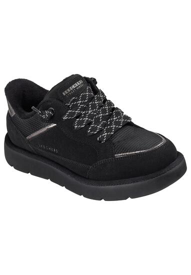 Skechers Damen Keepsakes Cozy Street Hiker EZ Slip Ins Sneaker Schwarz