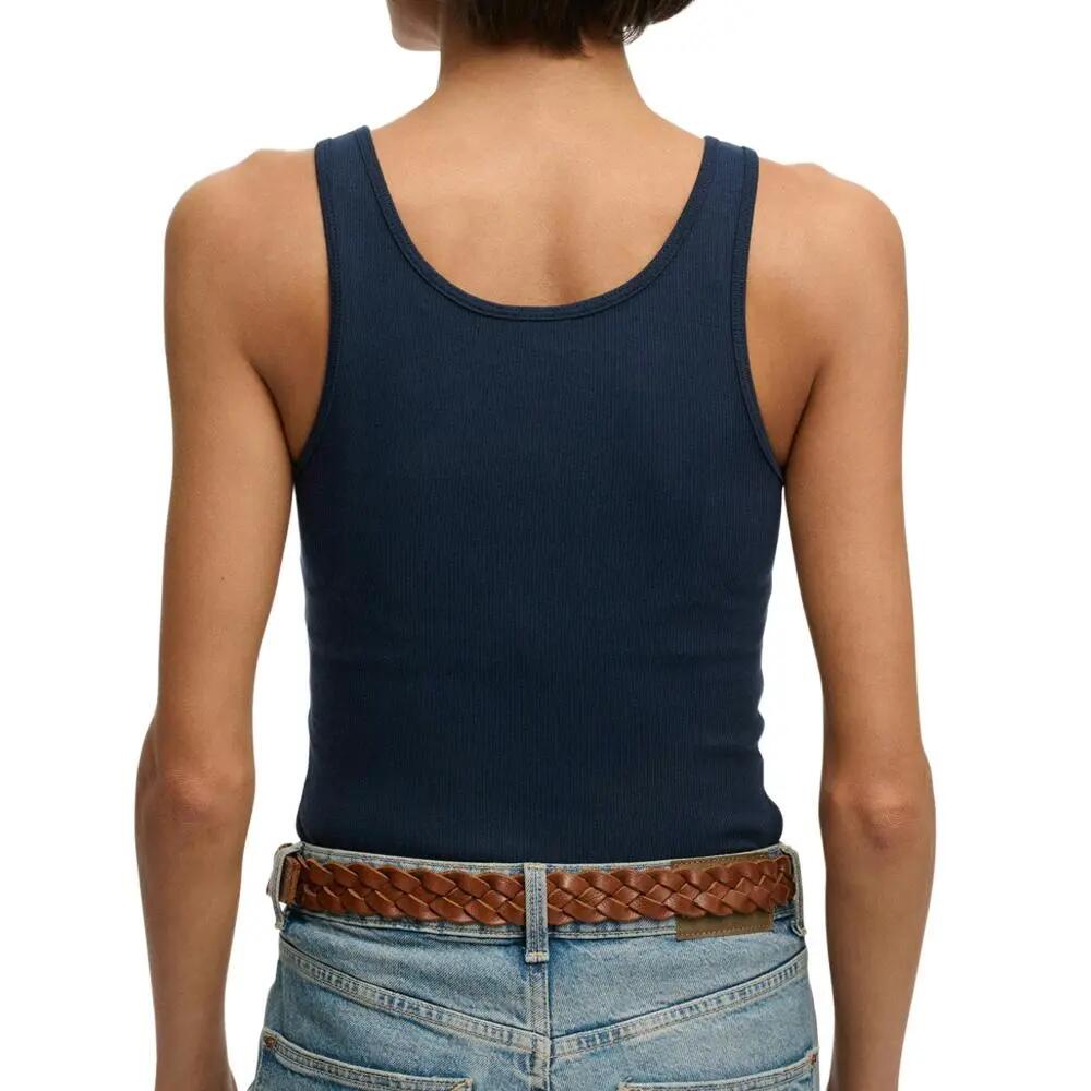 superdry Essential Logo Scoop Vest – Slim Fit, 100% Biologisch Katoen – Richest 3/5