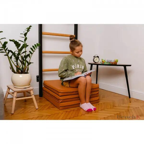 Colchão de Ginástica Dobrável BenchK – Castanho 7/9