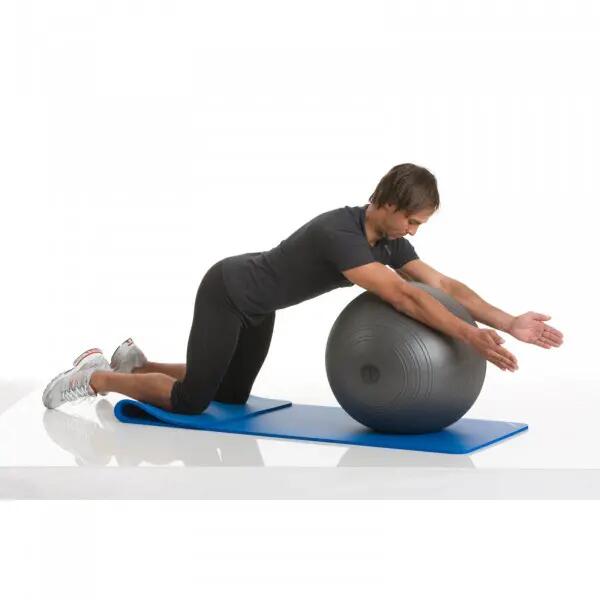 Gymnastiekbal - Fitness - Antislip - Togu Powerball Challenge ABS - Zilvergrijs 5/6