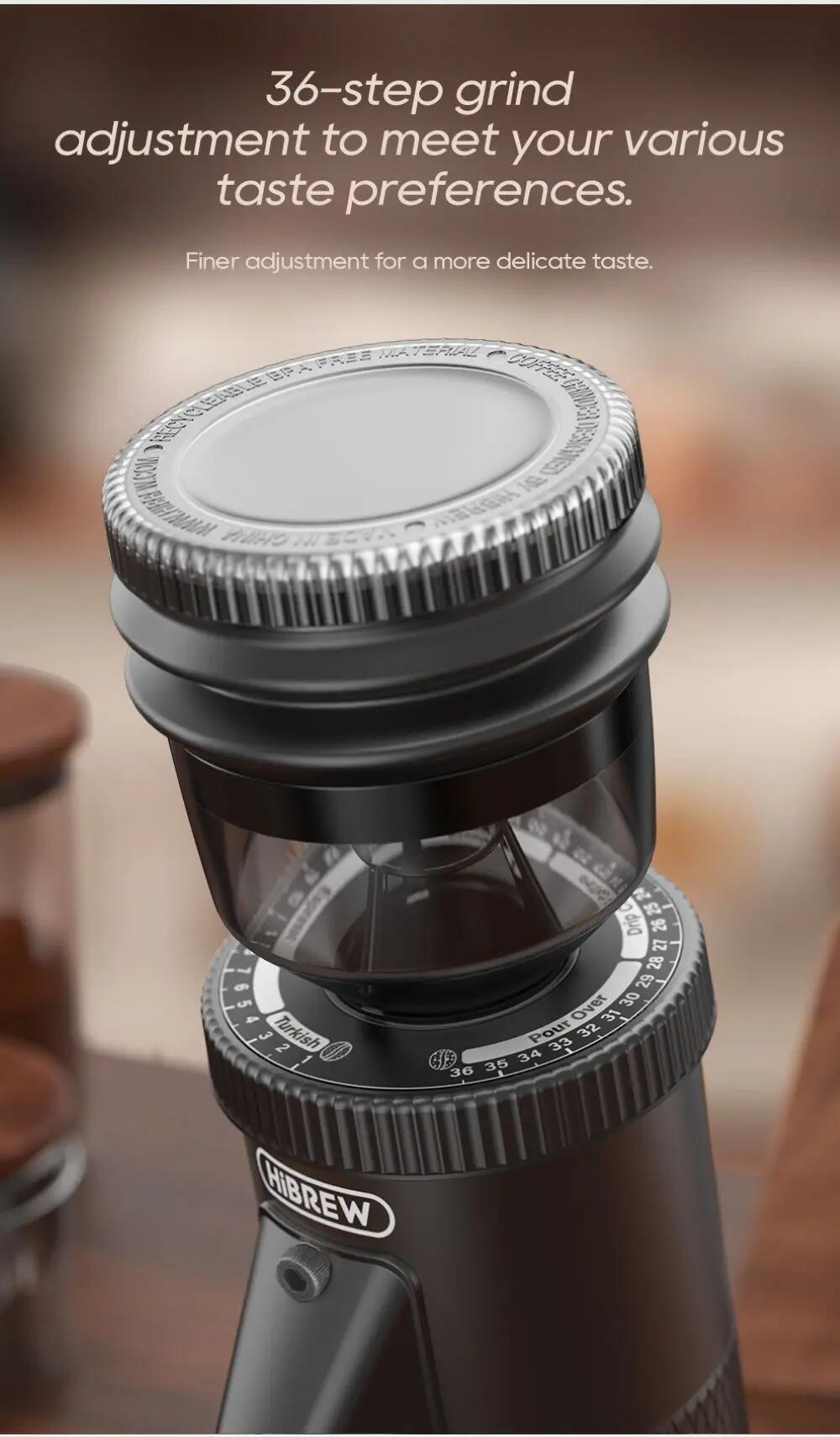 HiBREW G5 moinho de café elétrico 8/15