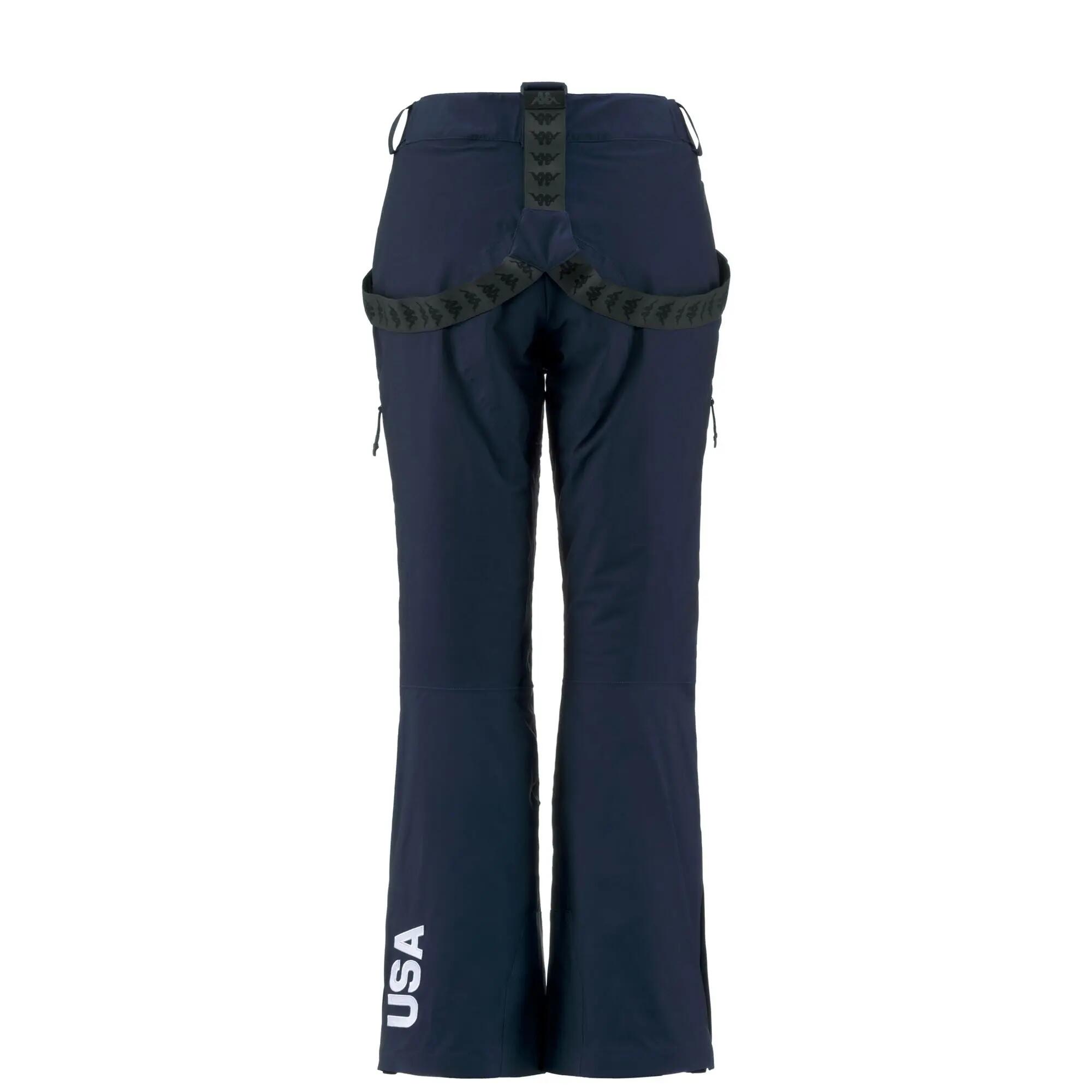 Pantalon de survêtement pour femme bleu pour ski 3/3