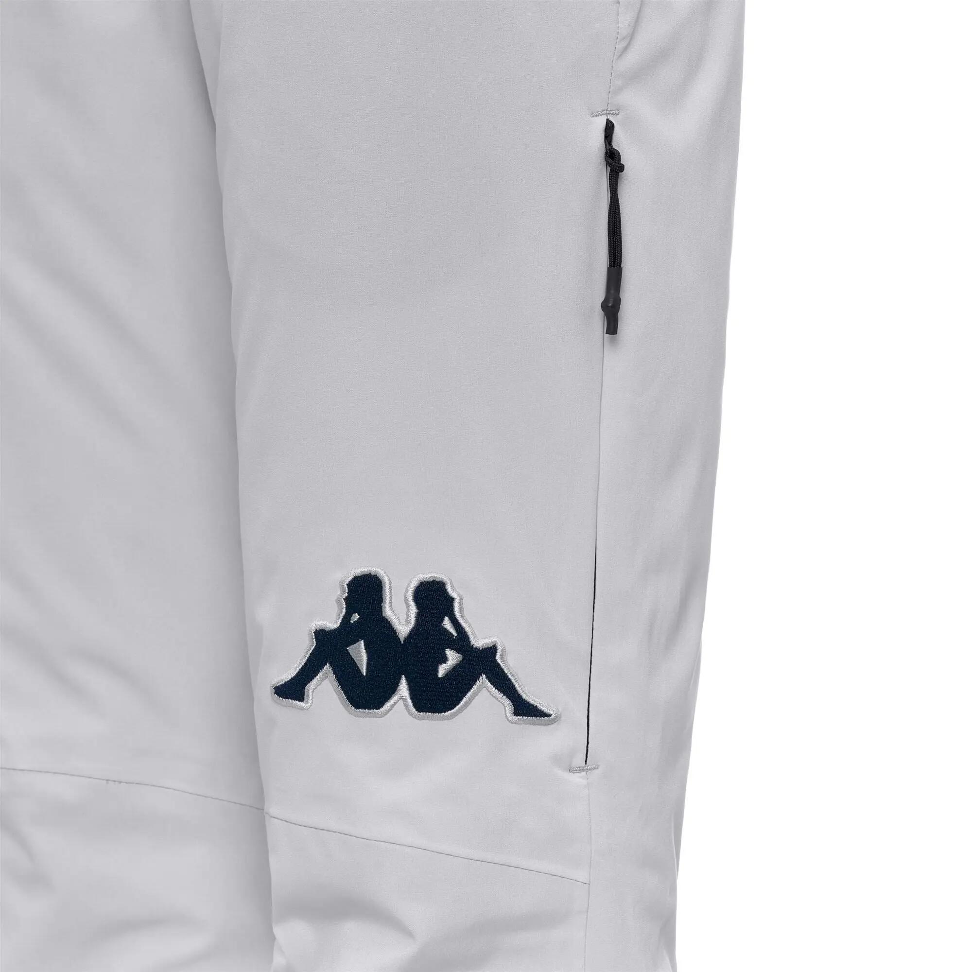 Pantaloni tuta da donna in poliestere grigio da sci 4/6