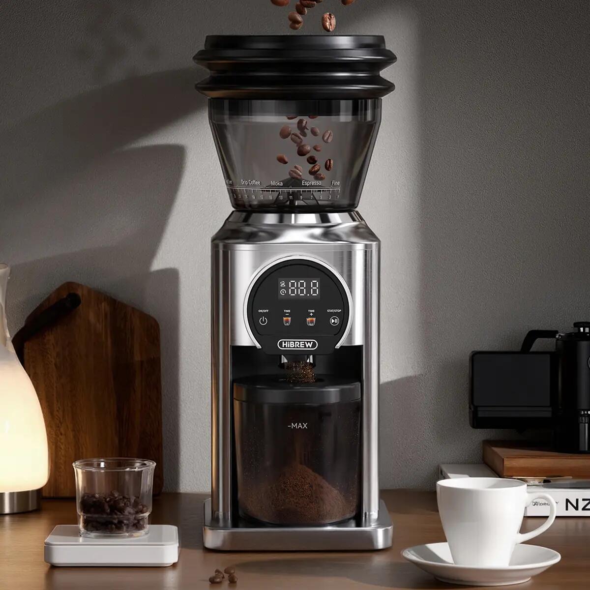 HiBREW G3 Plus kávový mlynček, 31 stupňov, inteligentný dotykový displej 8/15