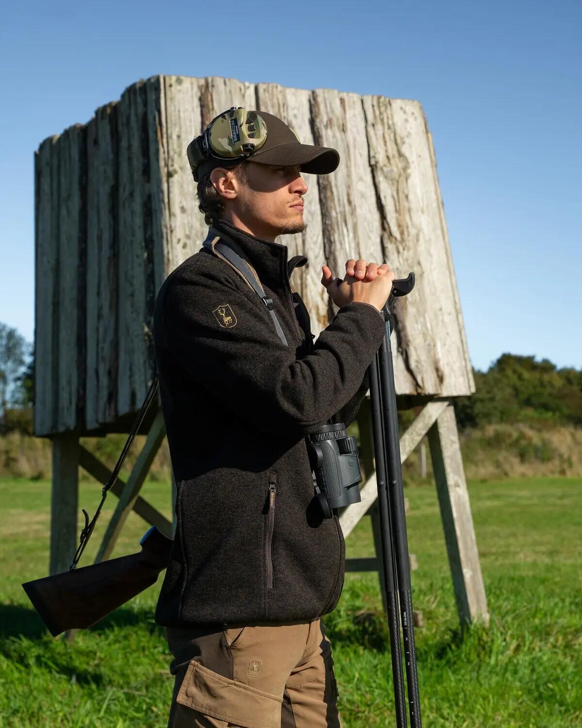 Veste tricotée Moor - Brown Leaf, silencieuse et extensible 5/7