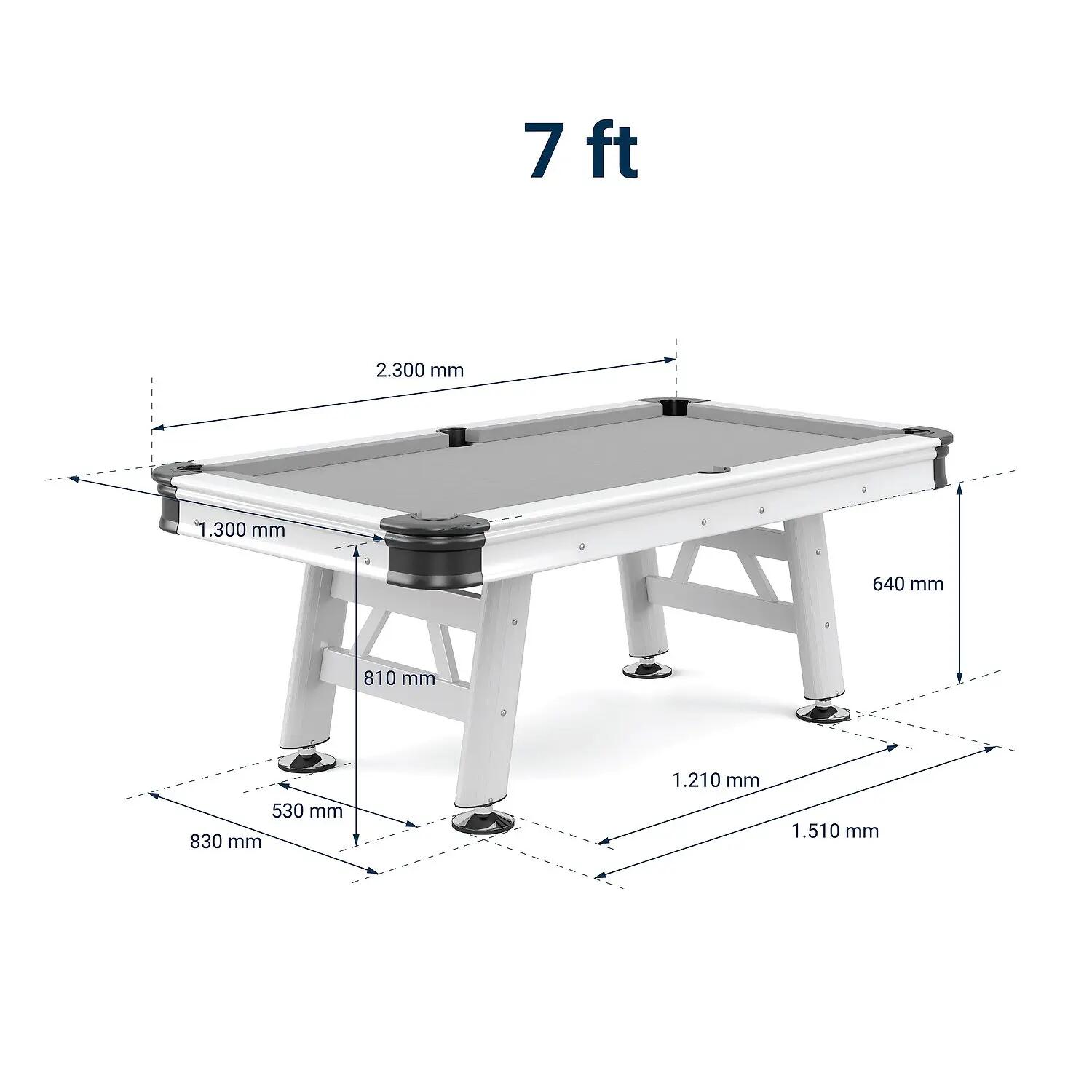 Table de Billard Sportime 7ft - 213x121 cm 4/6