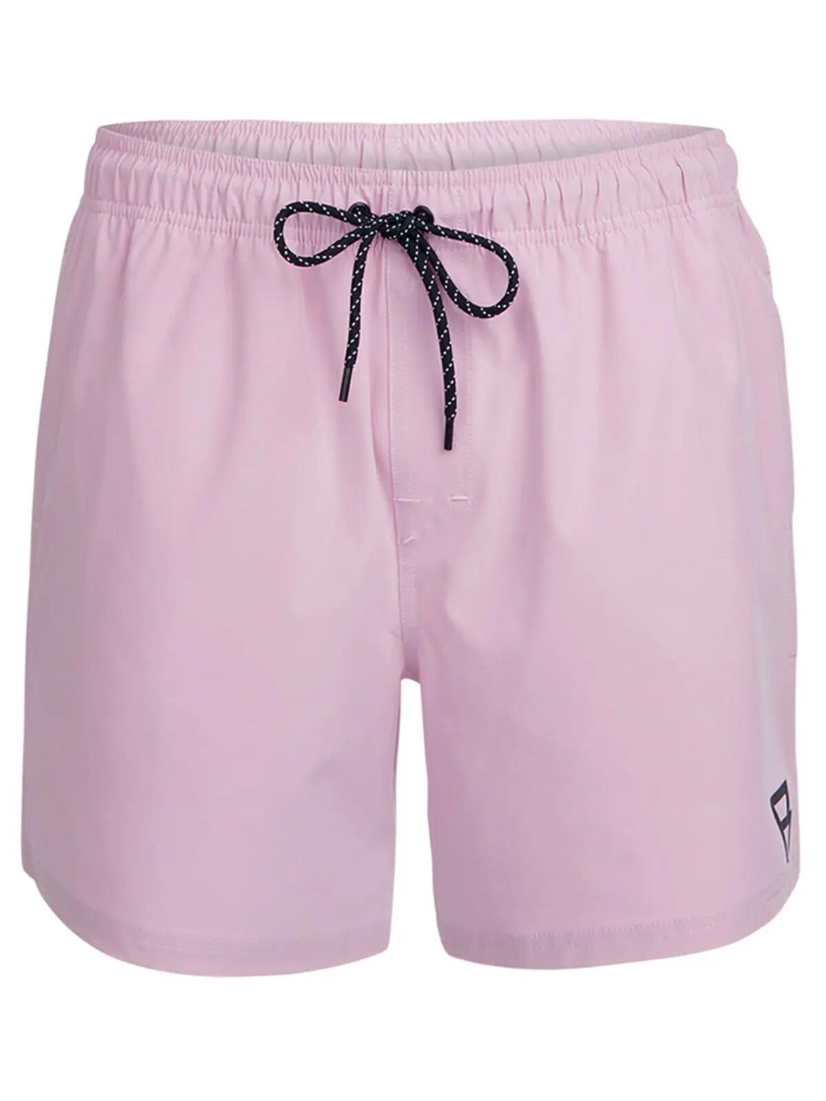 Herren Reiß-Badeshort Iconic Rosa 7/7