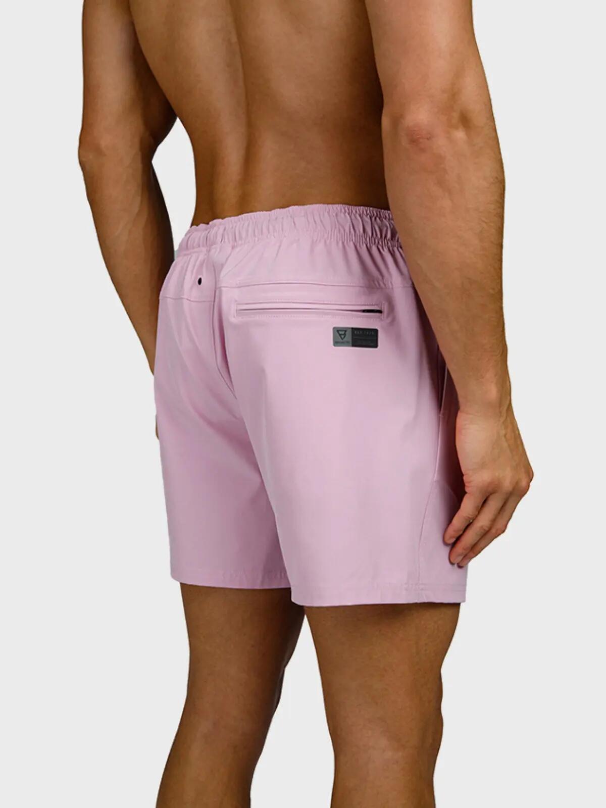 Herren Reiß-Badeshort Iconic Rosa 6/7