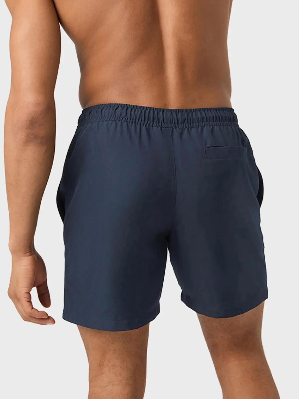 Heren Zwemshort Borg Logo Blauw 4/7