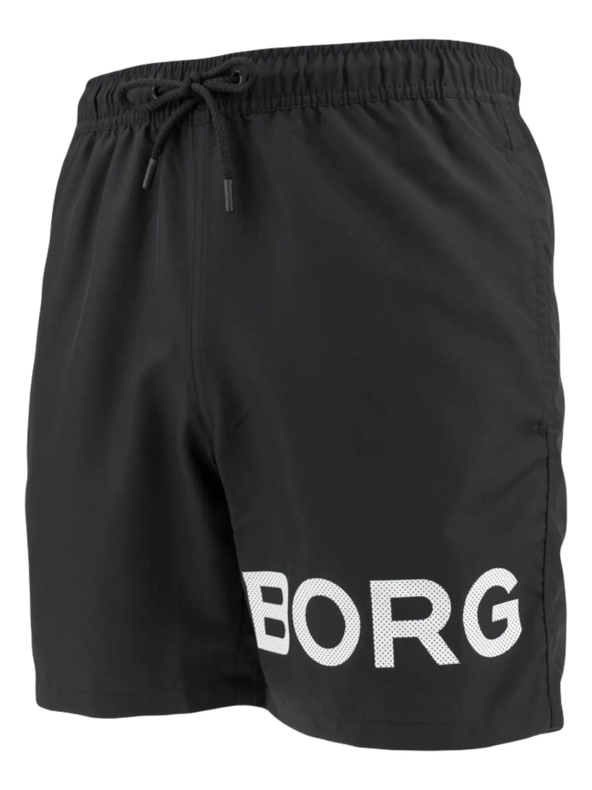 Short de bain homme Borg Logo Noir 6/7