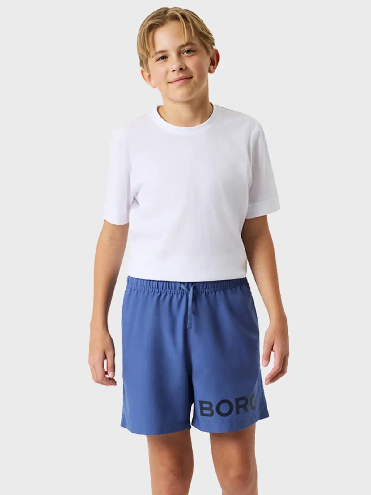 Short de Bain Enfant Björn Borg Logo Bleu III 2/7