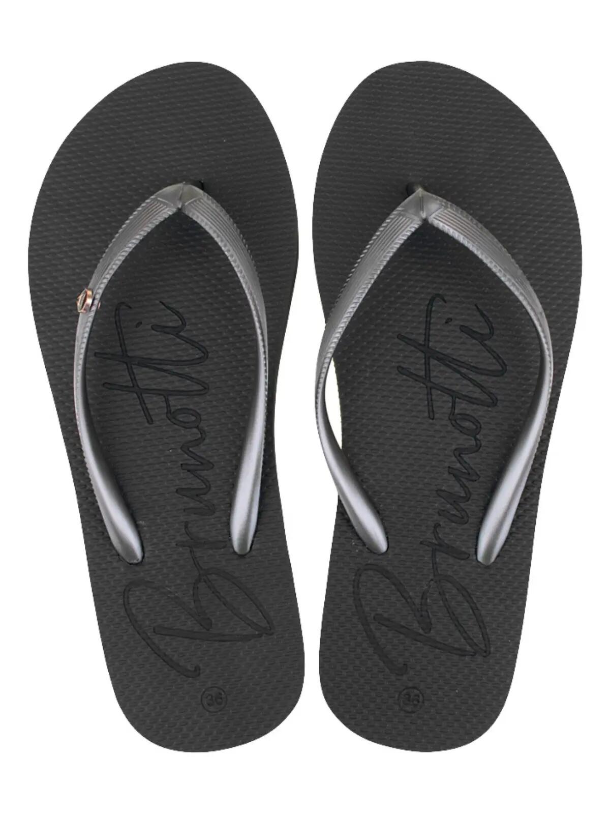 Tongs Femme Gaia Noir II 1/2