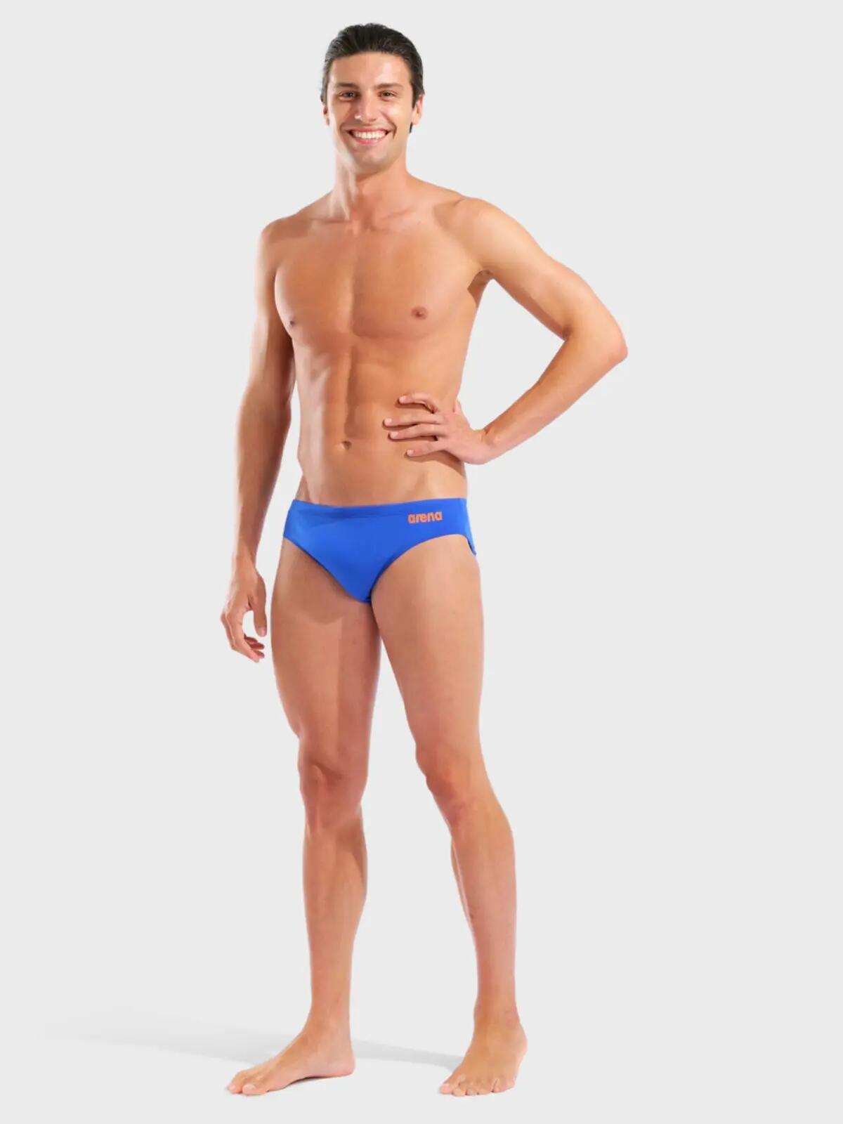 Slip de bain homme Team Solid bleu II 4/10