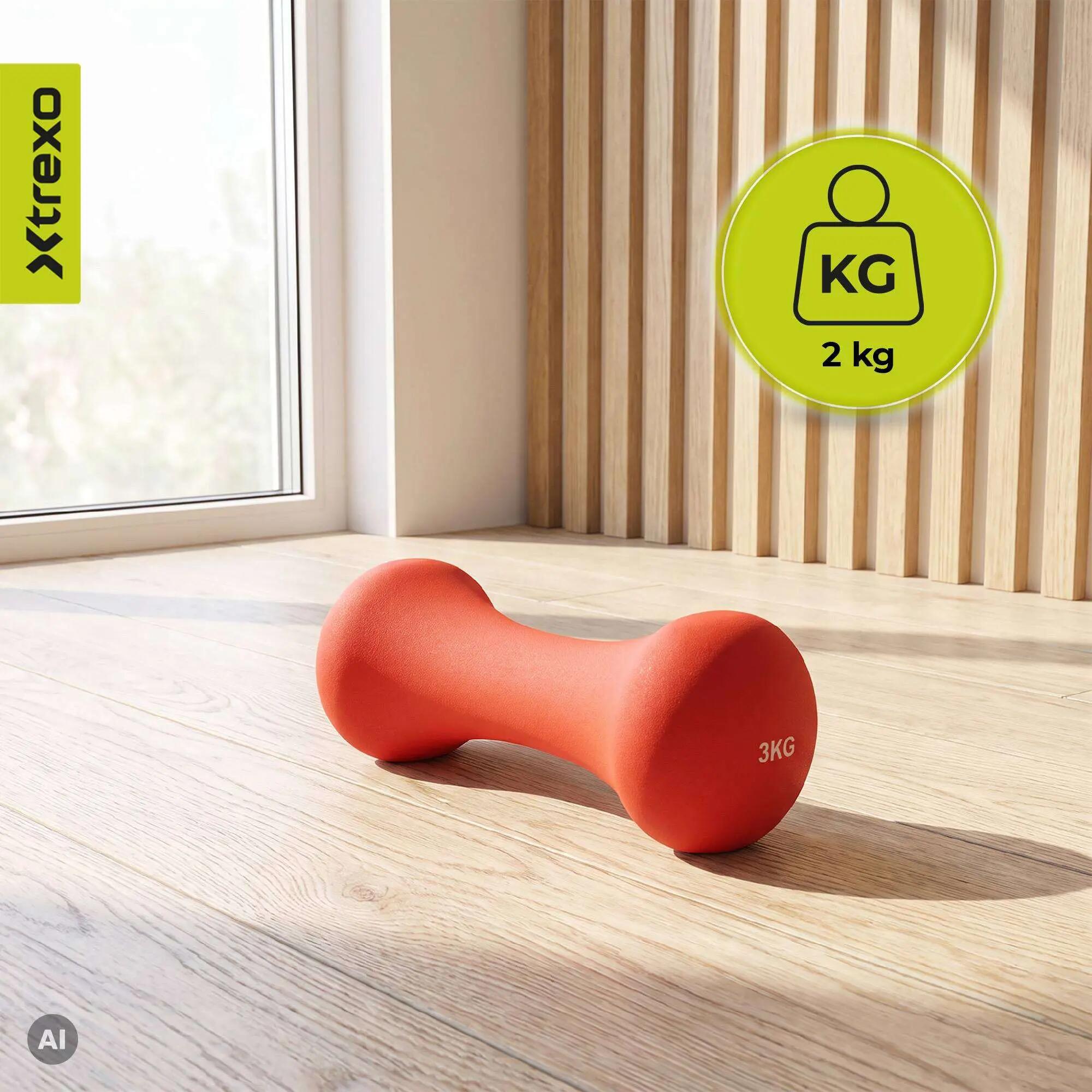 XTREXO TX0-B4M011 neoprén kézisúlyzó 3 kg 8/8