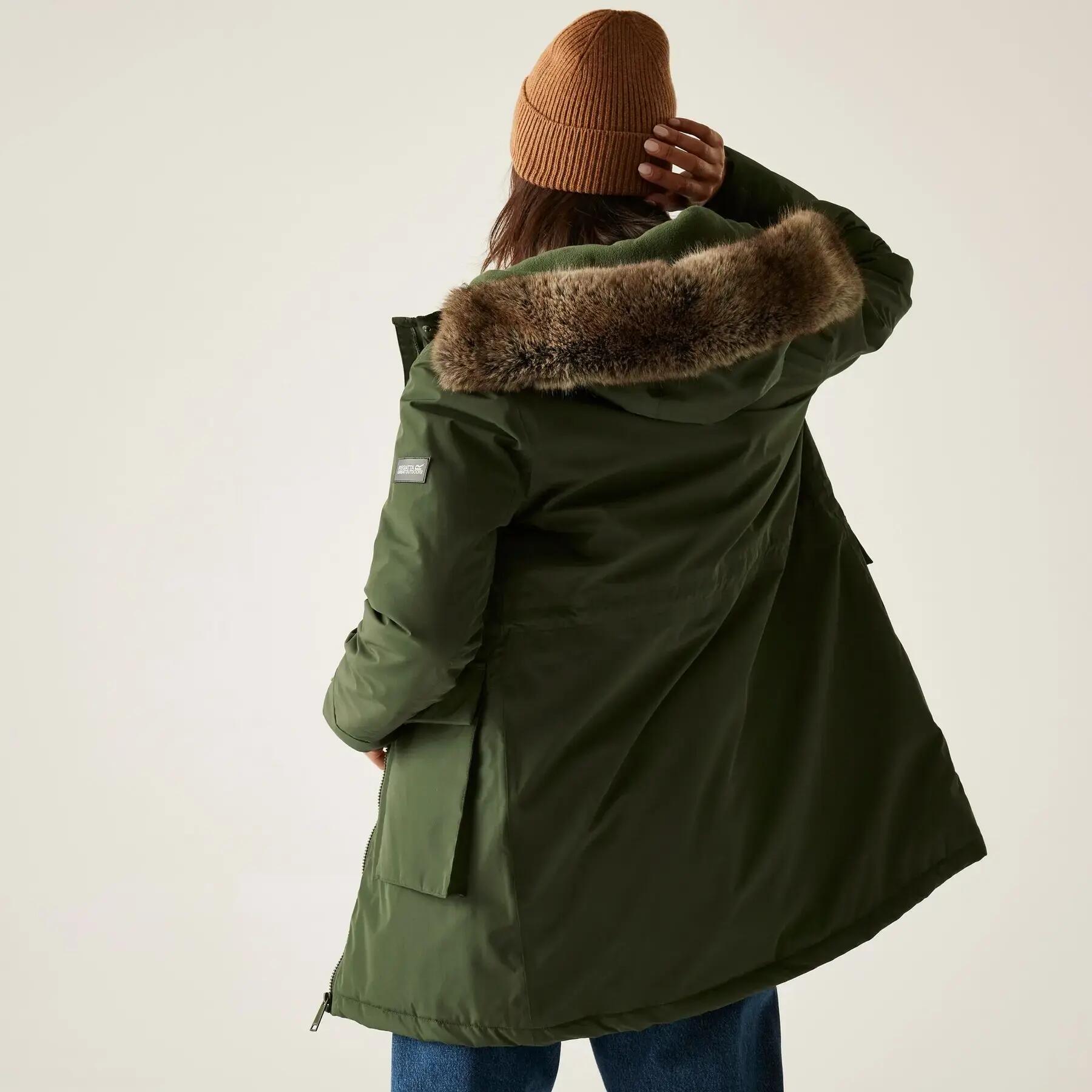 Parka impermeable con capucha para mujer Regatta Sabinka 5/5