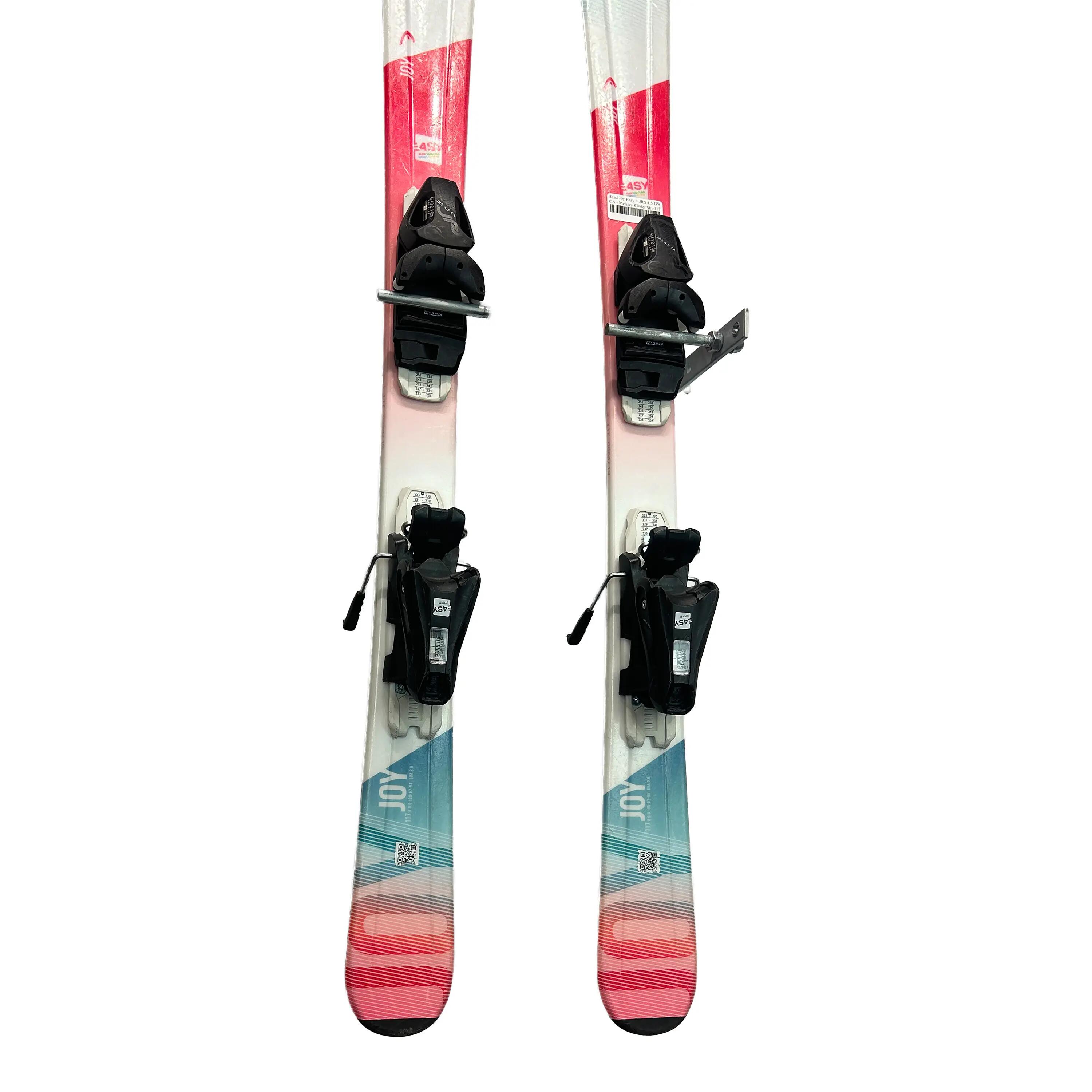 Tweedehands - Ski's Head Joy Easy + JRS 4.5 GW CA - Meisjes Kinder Ski-117 6/6