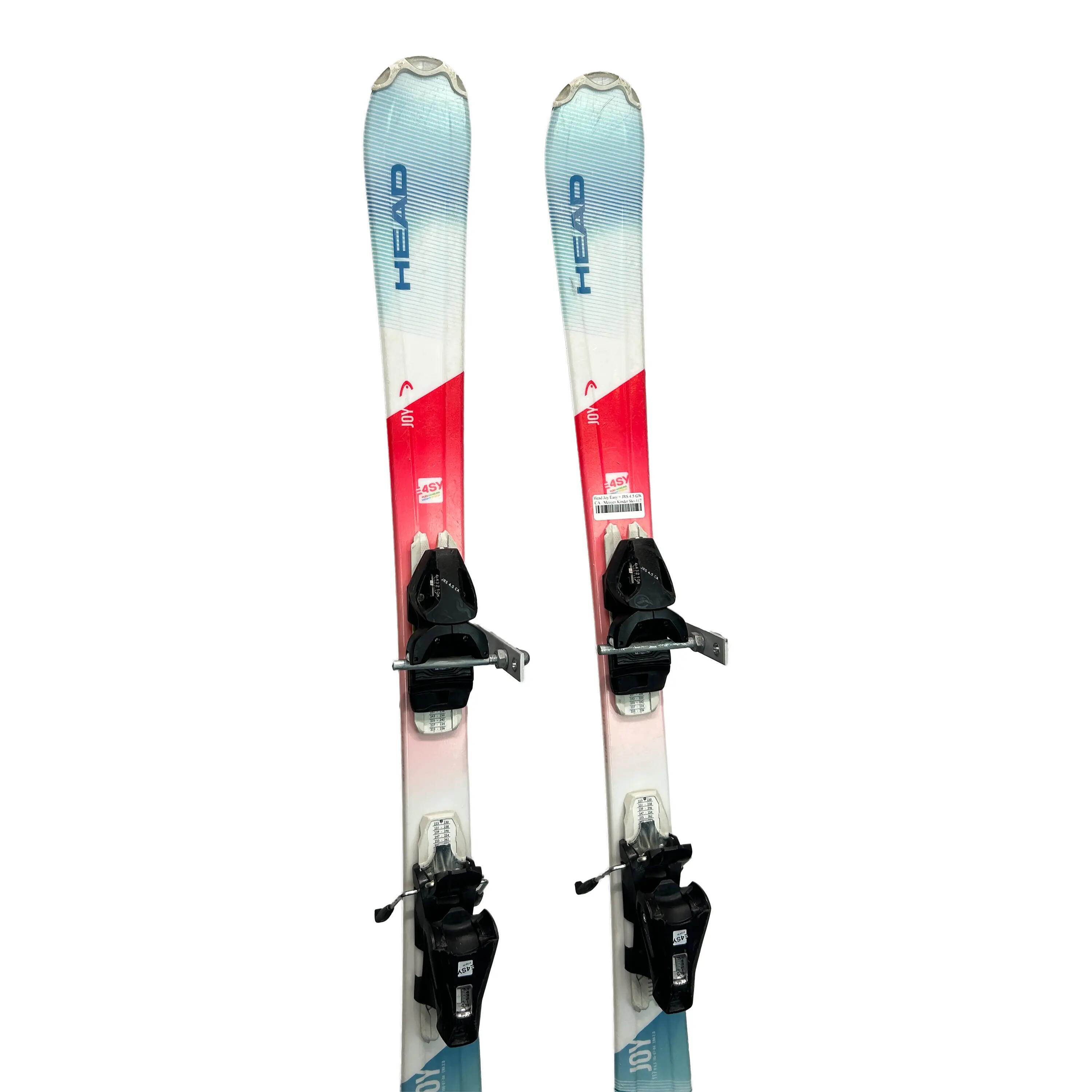 Tweedehands - Ski's Head Joy Easy + JRS 4.5 GW CA - Meisjes Kinder Ski-117 5/6