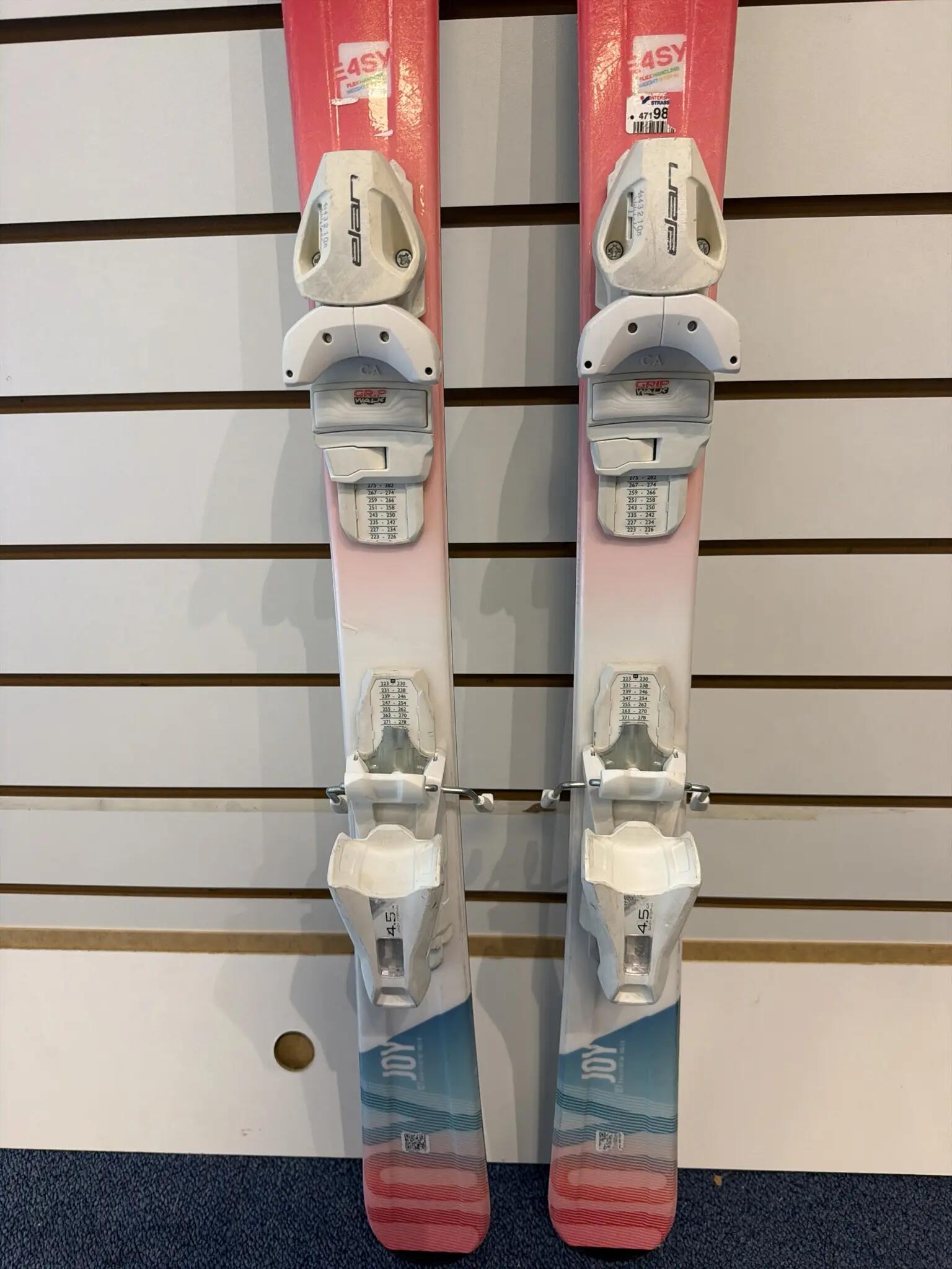 Tweedehands - Ski's Head Joy Easy + JRS 4.5 GW CA - Meisjes Kinder Ski-117 2/6