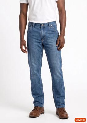 Second life - vintage carhartt blue jeans men w36